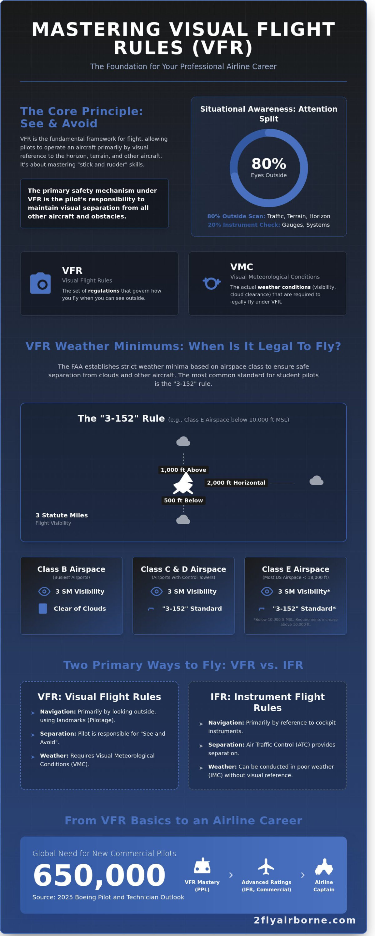 What is VFR? A Guide to Visual Flight Rules for Aspiring Pilots – 2FLY ...